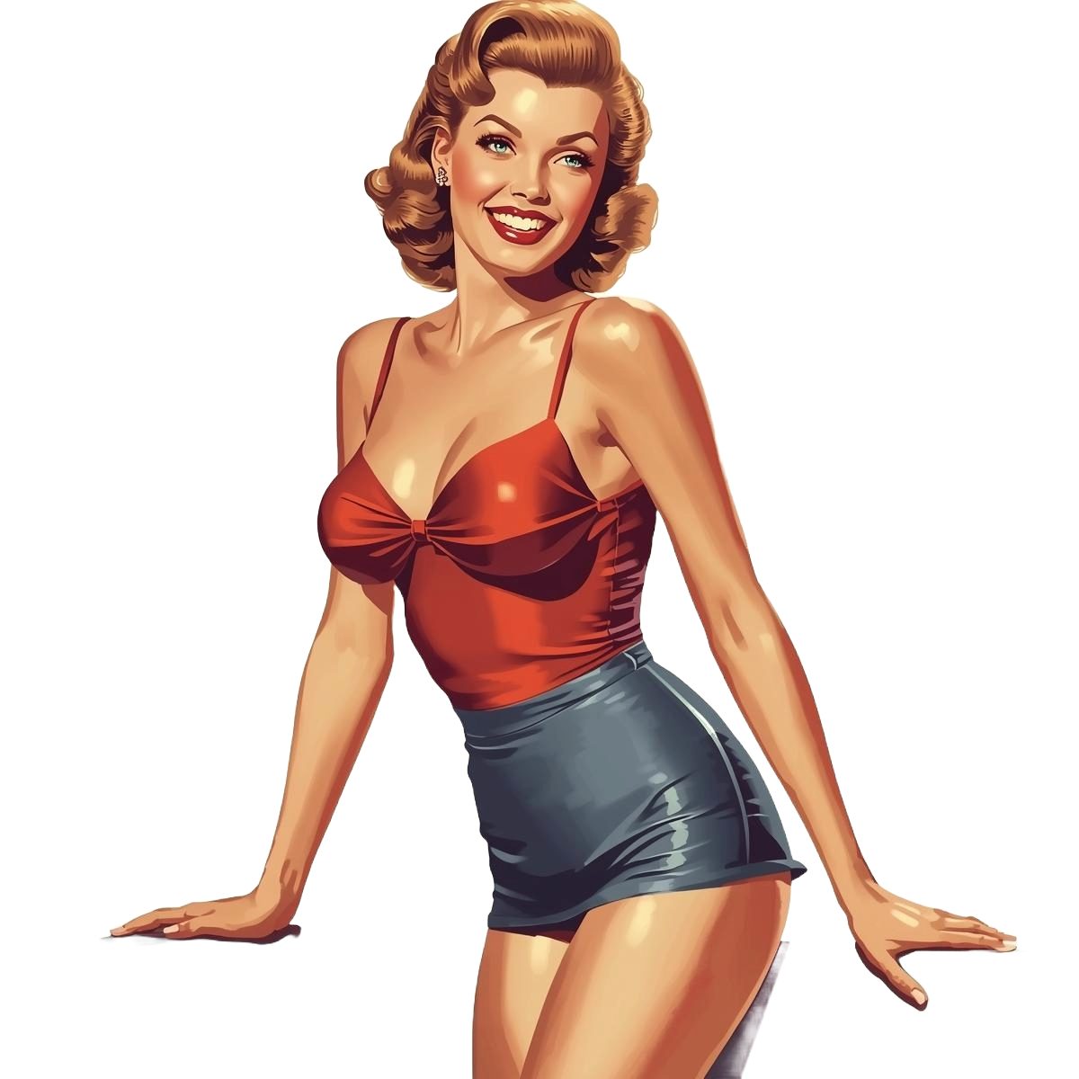 Pinup illustration